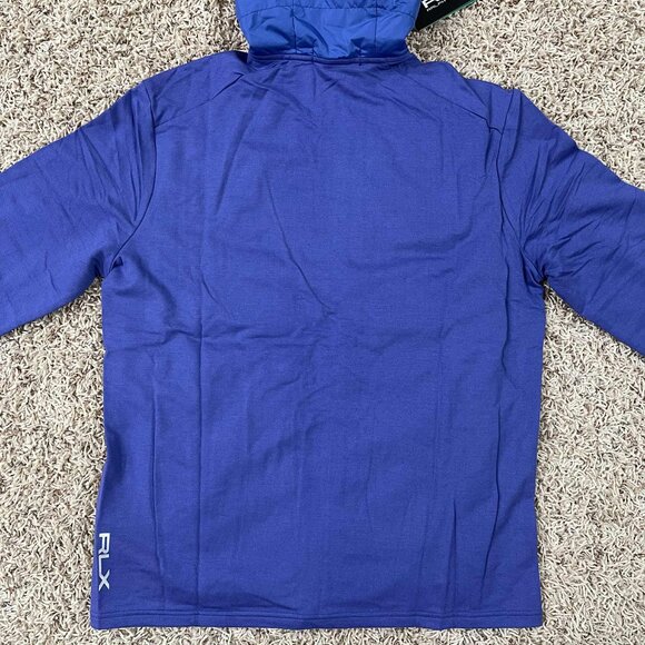 RLX Ralph Lauren Men’s Paneled Stretch Wool-Blend Hybrid Hooded Jacket, Size M - Picture 10 of 15